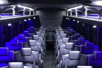 Honolulu Charter Bus Interior