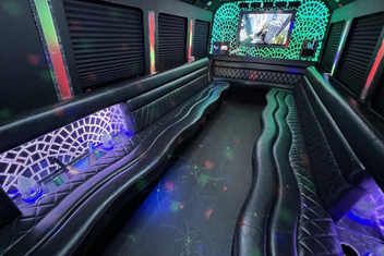 Honolulu Limo Bus Interior