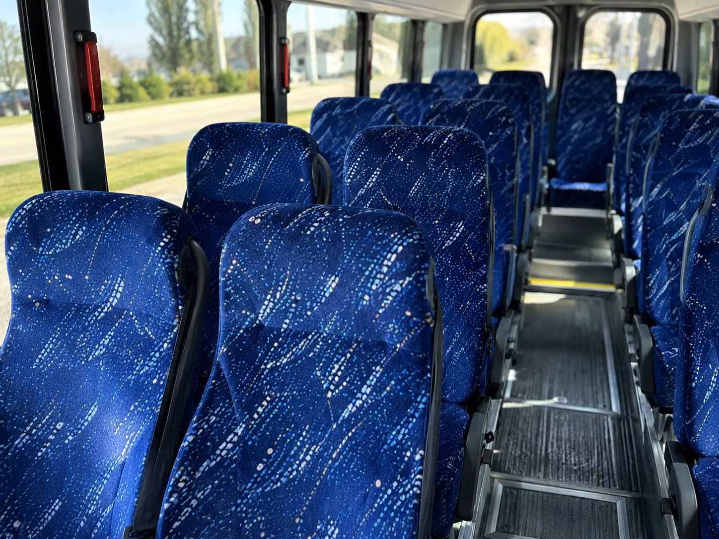 15 passenger minibus inside