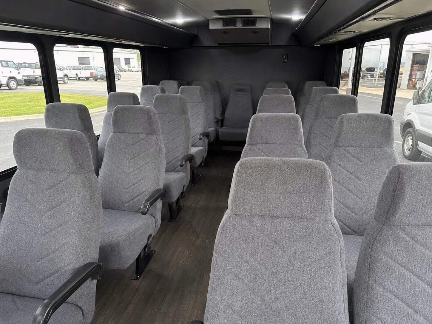 18 passenger minibus interior