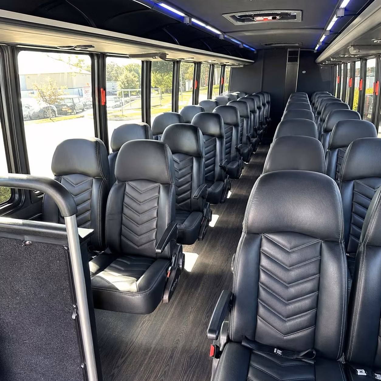 28 passenger minibus inside
