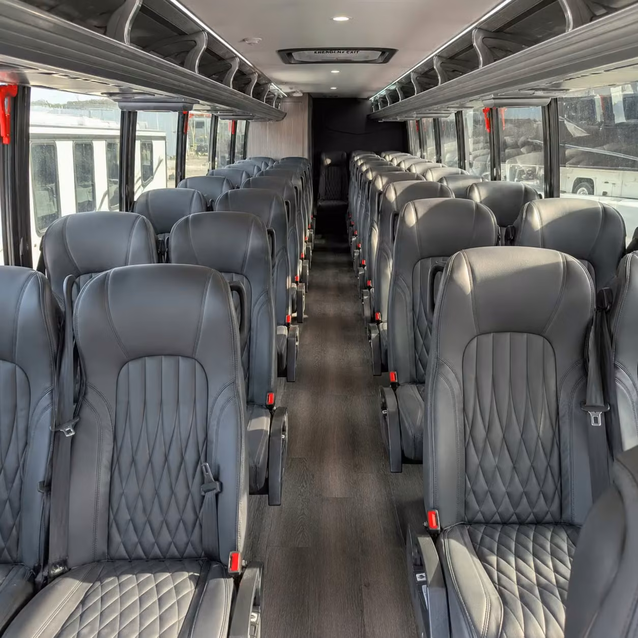 28 passenger minibus interior
