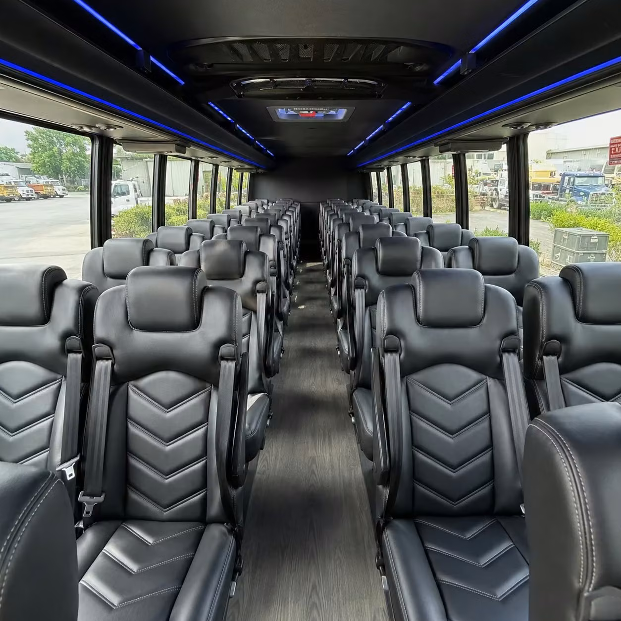 35 passenger minibus inside