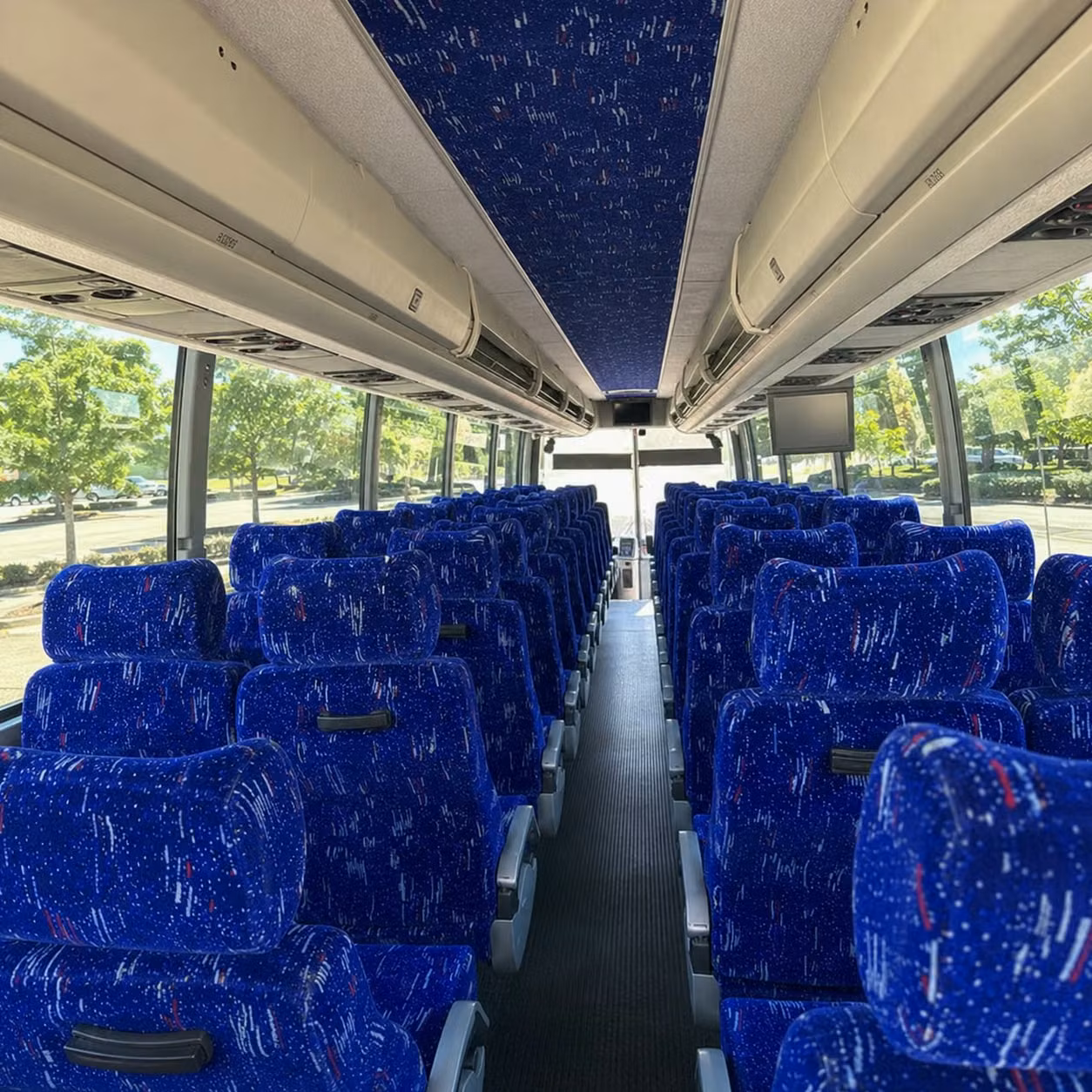 honolulu charter bus rental interior
