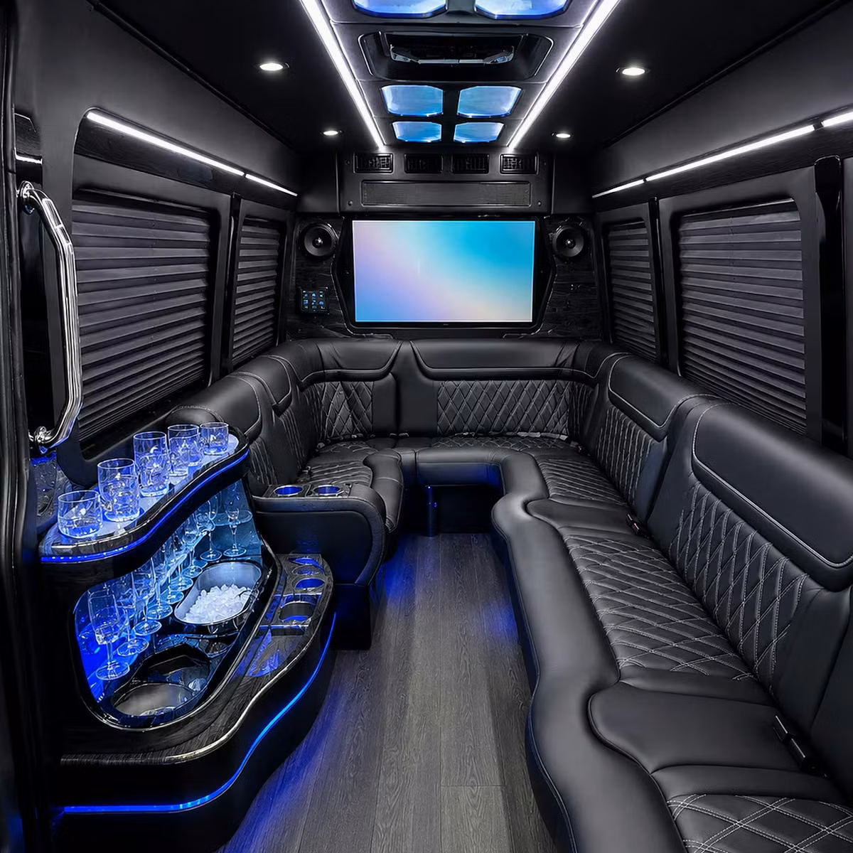 party bus interior