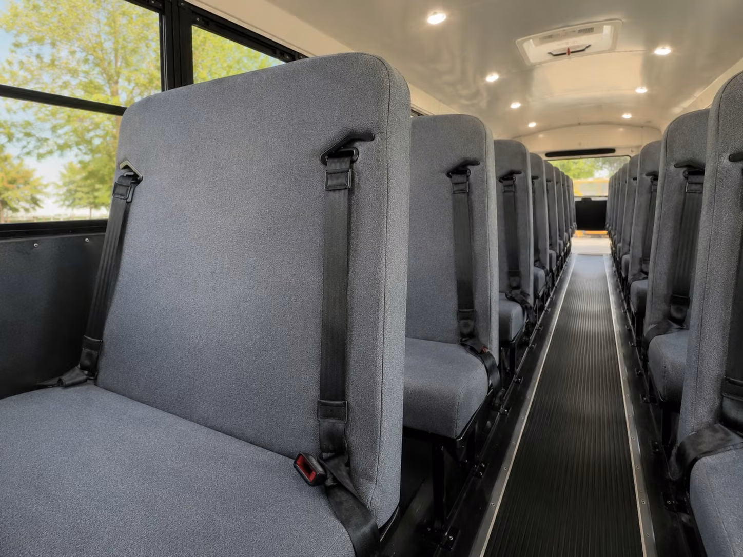 school bus interior